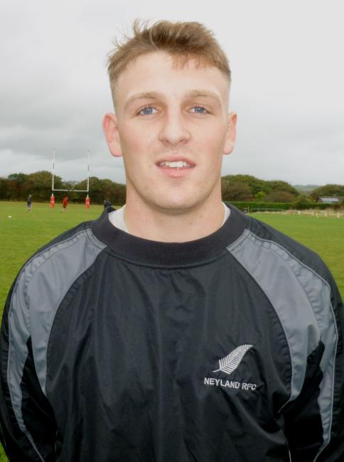 Alex Codd - hat trick of tries for talented young Neyland centre